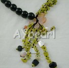 Wholesale Gemstone Jewelry-olive agate necklace