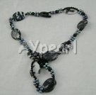 Wholesale Set Jewelry-black agate pearl set