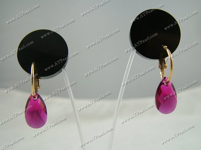 Boucles d'oreilles en cristal autrichien