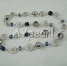 colorful manmade crystal necklace
