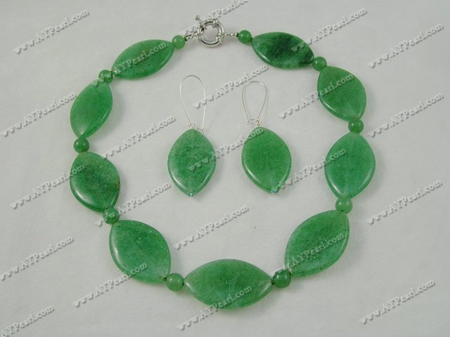 African aventurine set