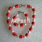 coral necklace