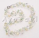 Pearl Crystal Necklace