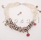 Tourmaline pearl necklace