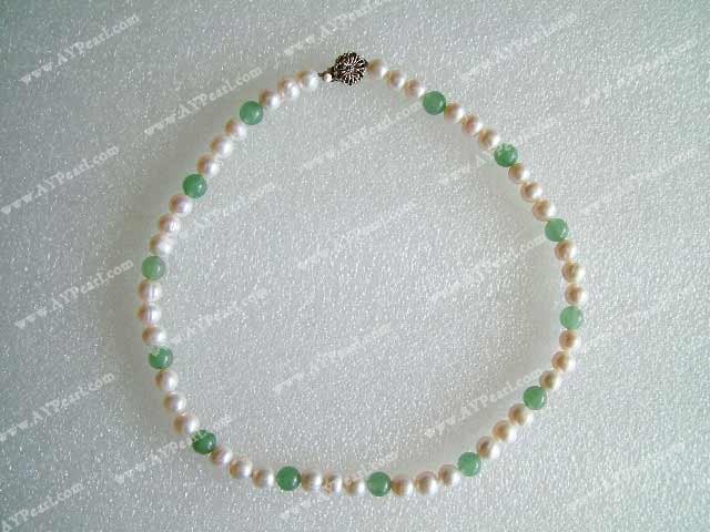 pearl aventurine necklace