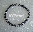 black pearl necklace