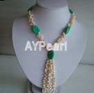 Wholesale pearl turquoise necklace