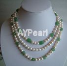 aventurine pearl necklace