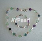 Wholesale amethyst pearl set
