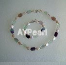 Wholesale Set Jewelry-amethyst pearl necklace