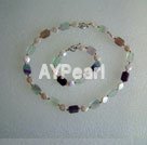 amethyst pearl necklace