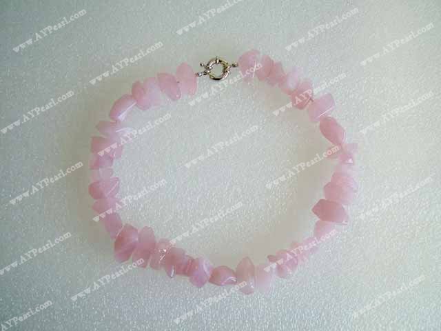 Rose quartz necklace