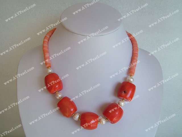 coral necklace