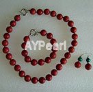 Wholesale Set Jewelry-sponge coral set