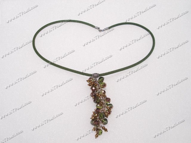 Crystal Jewelry Wholesale-crystal necklace
