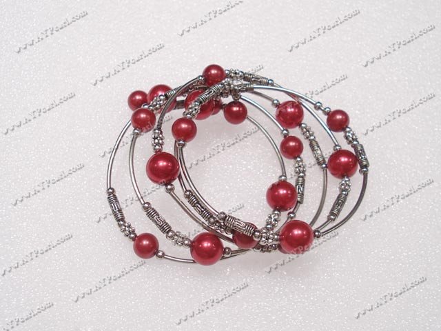 Wholesale Shell Jewelry-dyed like-pearl bracelet