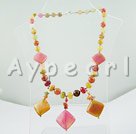 three-colored jade necklace 