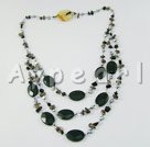 collier de perles de cristal