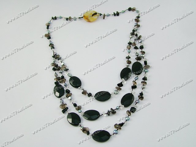 Wholesale Crystal Jewelry-crystal pearl necklace