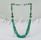 Wholesale turquoise agate necklace
