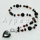 Wholesale Gemstone Necklace-crystal agate necklace