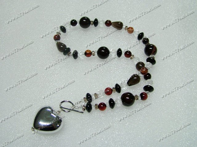 crystal agate necklace
