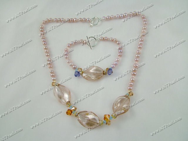 glacis de couleur Crystal Pearl ensemble