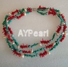 coral necklace