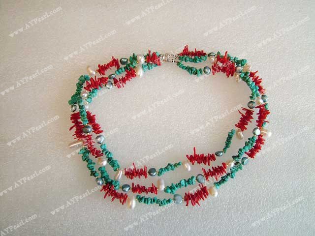 coral necklace