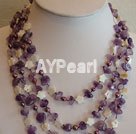 Wholesale Crystal Jewelry-Amethyst necklace