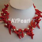 coral necklace