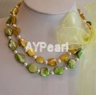 multi-color shell necklace