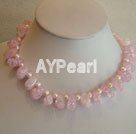 Wholesale pearl crystal necklace