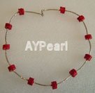 coral necklace