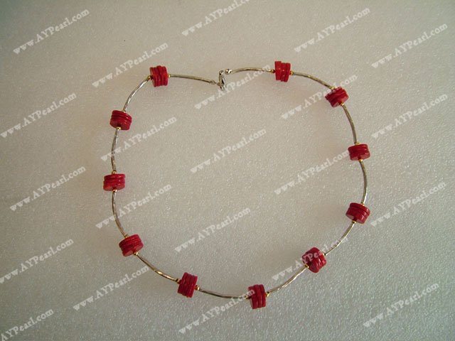 coral necklace