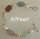 gem pearl bracelet
