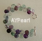 Wholesale rainbow fluorite bracelet