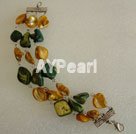 multicolor shell bracelet