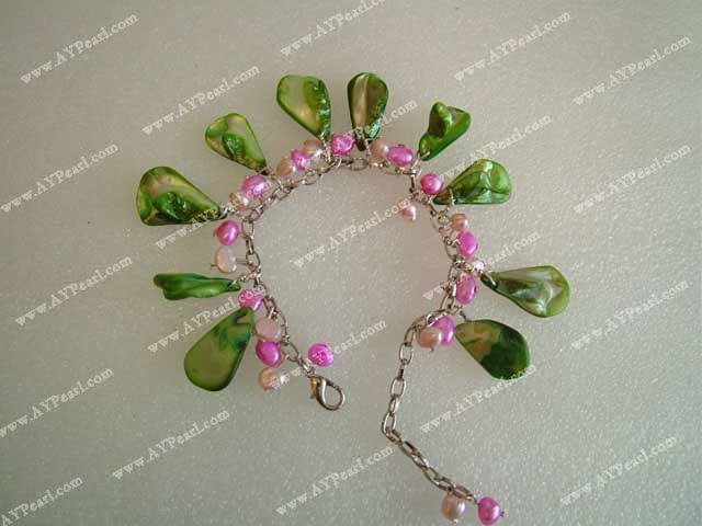 Wholesale Shell Jewelry-multicolor shell pearl bracelet
