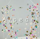 collier de perles de cristal