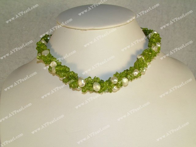 olivine necklace