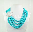 Turquoise shell necklace
