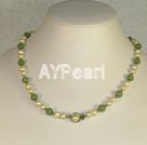 Wholesale pearl aventurine necklace