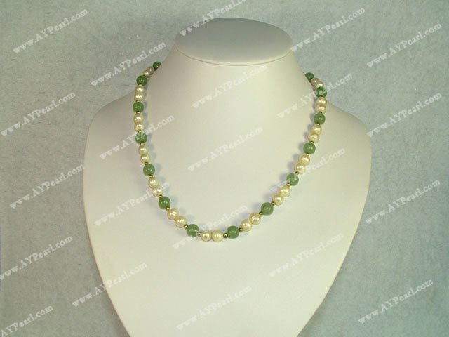 pearl aventurine necklace