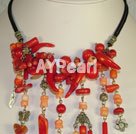 coral necklace