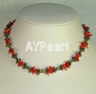 coral necklace