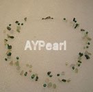 Wholesale pearl gem necklace