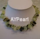 Wholesale Green rutilated quartz necklace