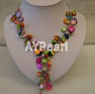 multicolor skal halsband