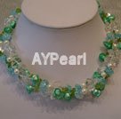 crystal pearl necklace